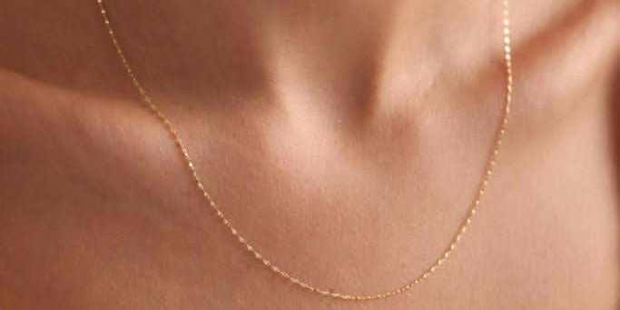 İnce Zincir ve Minimal Kolye Modelleri Nasıl Seçilir? — 14 Ayar Altın Ince Aynalı Zincir Kolye