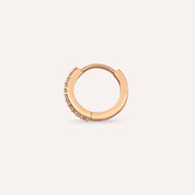 0.09 CT Pırlanta Taşlı Rose Altın Conch Piercing