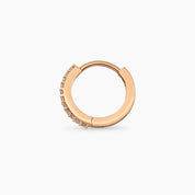 0.09 CT Pırlanta Taşlı Rose Altın Conch Piercing