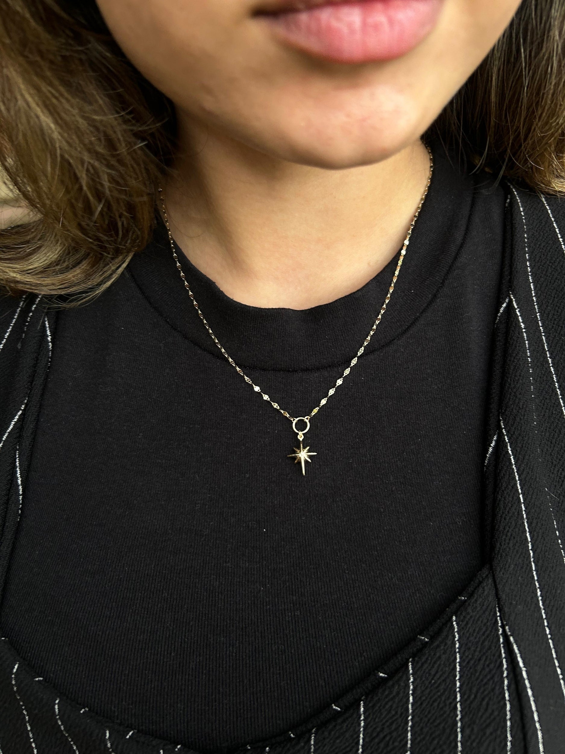 Kelebek Zincir Kutup Yıldızı Kolye