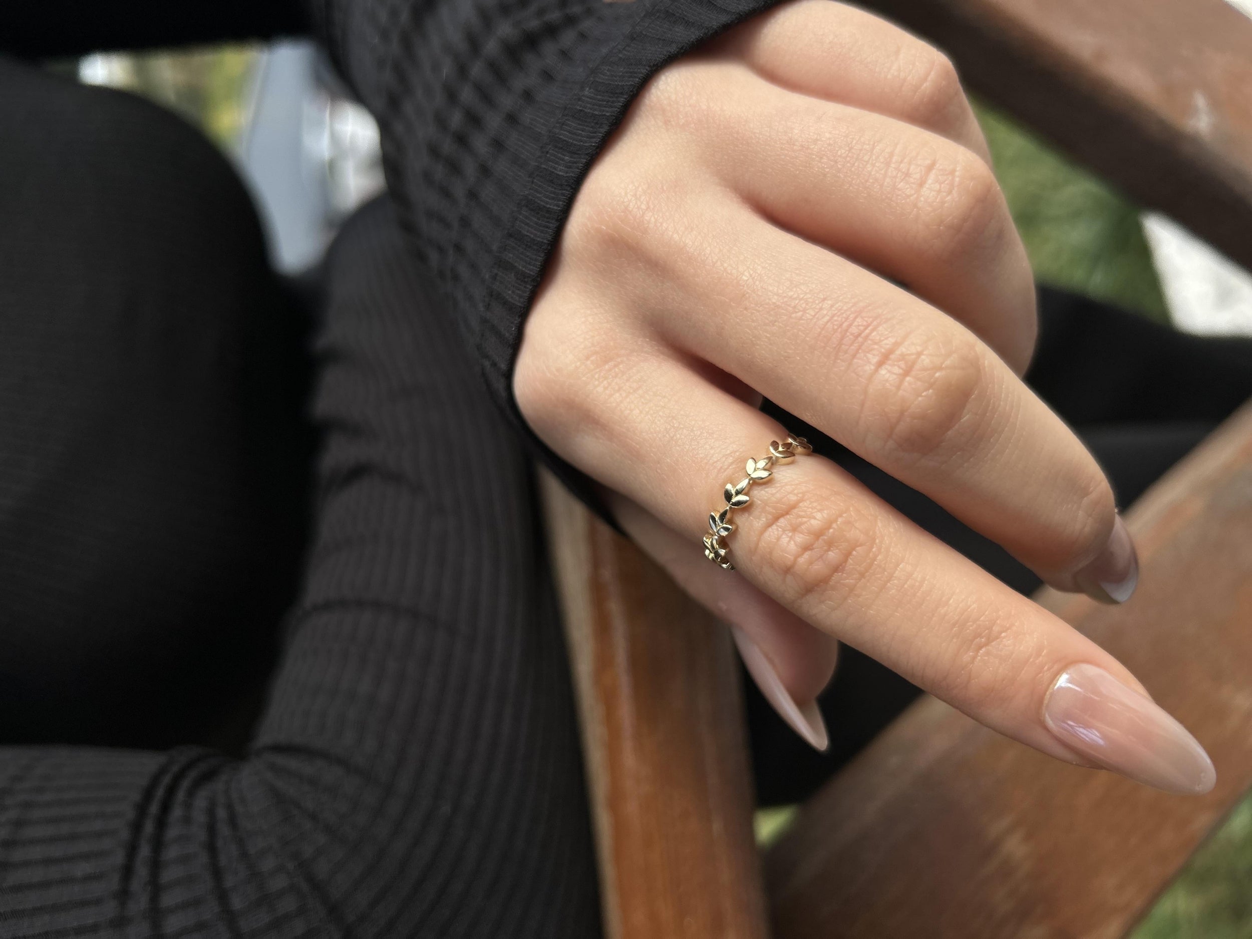 14 Ayar Altın Başak Yüzük