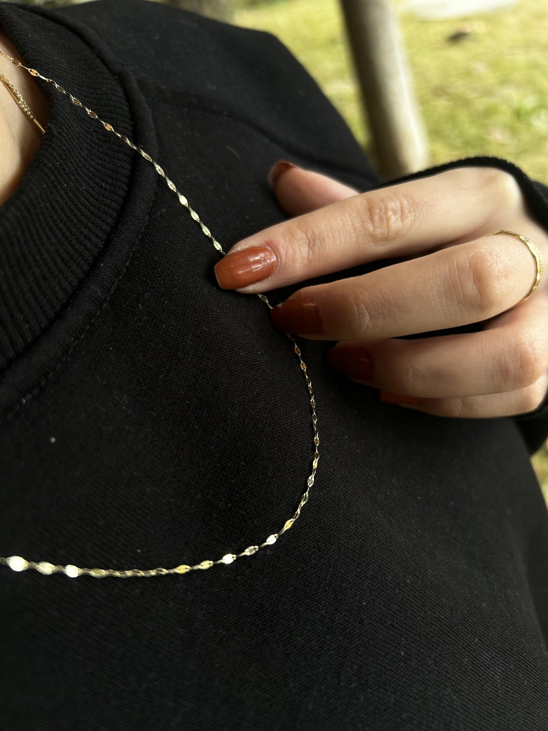 Kelebek zincir kolye