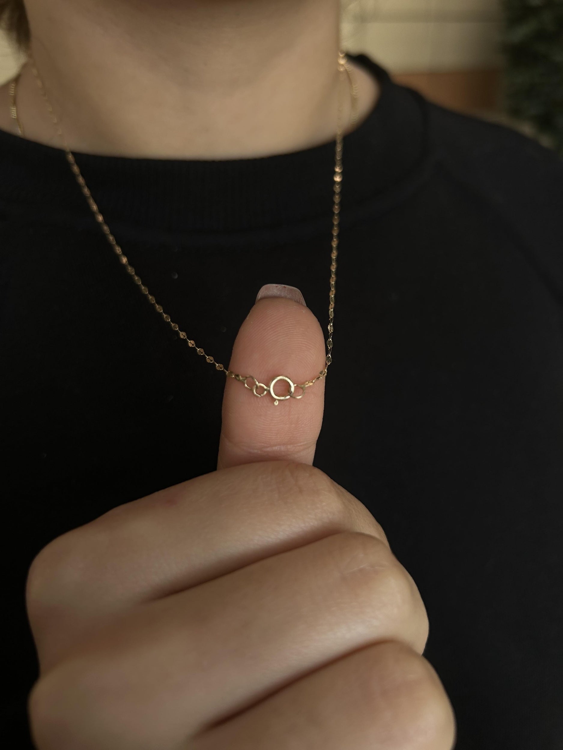 Kelebek zincir kolye