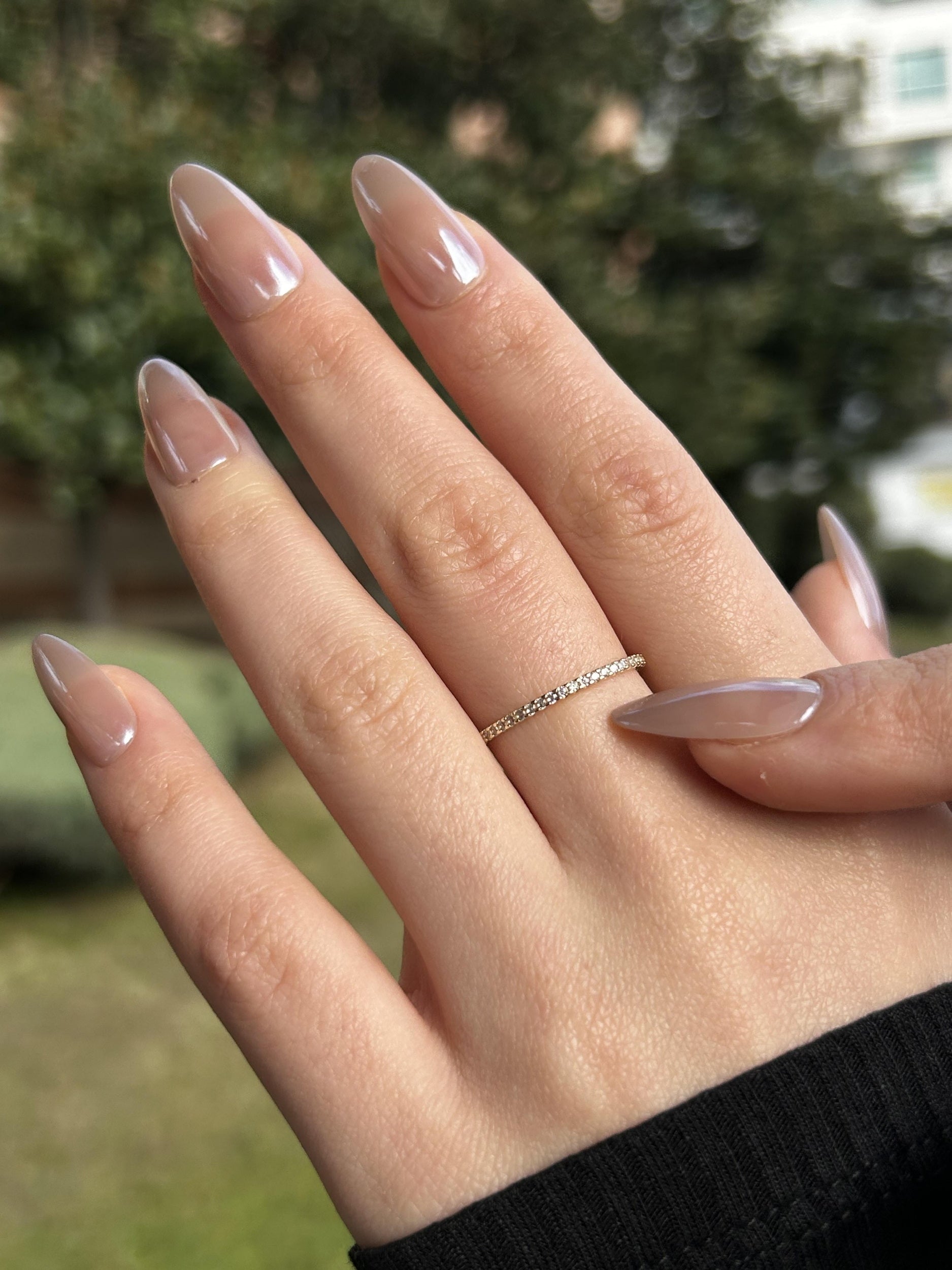 14 Ayar Altın Yarımtur Taşlı Yüzük