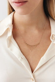 Özel Tasarım Mini Top Zincir-Tel  Detay Kolye