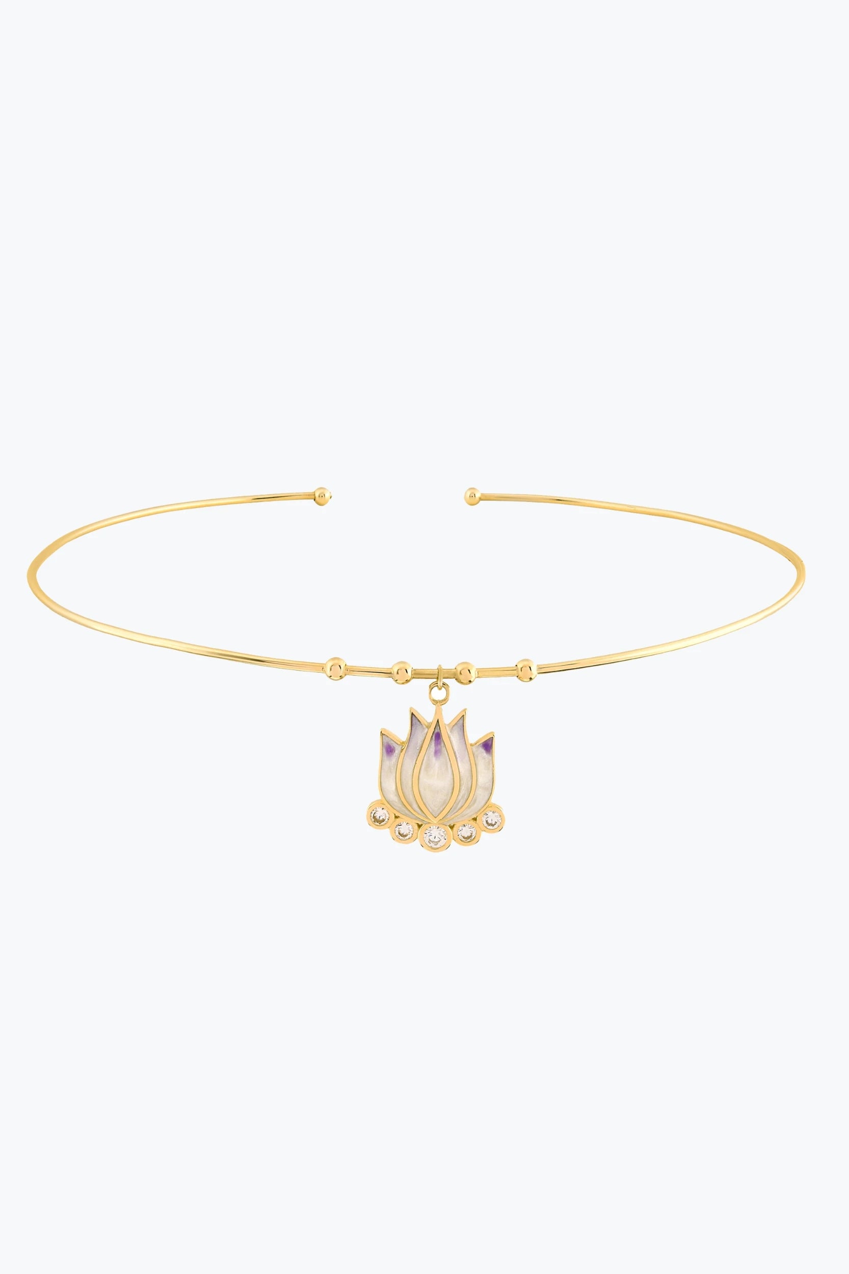 Mor Lotus Tel Choker