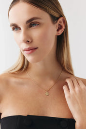 Soft Zincir Başak Uç Damga Kolye