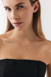 Soft Zincir Başak Uç Damga Kolye