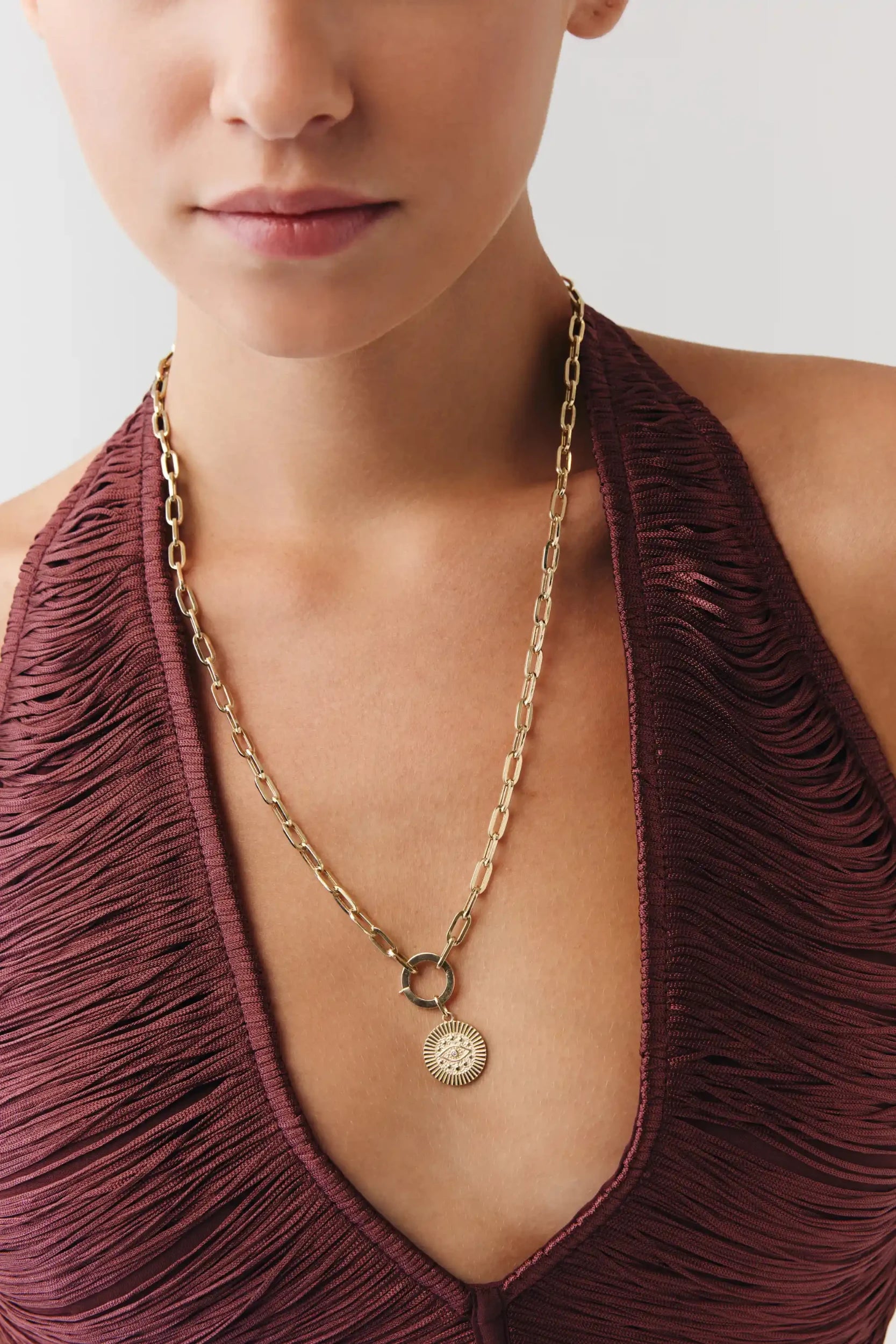 Etnik Göz Charm Kolye