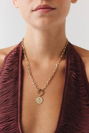 Altın Kalpler Charm Kolye