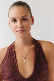 Göz Damga Charm Kolye