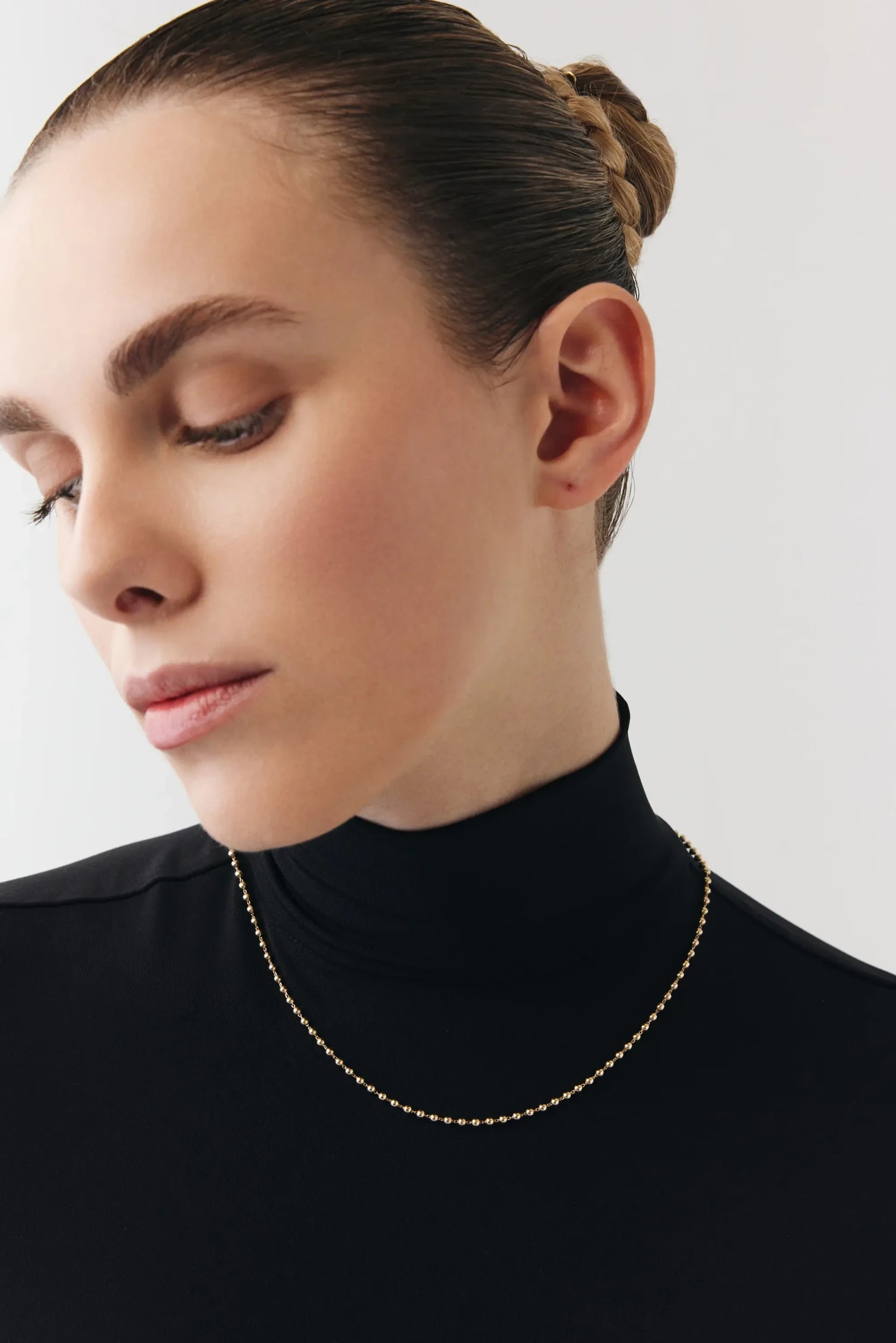 Top Zincir Sade Kolye