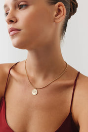 Top Zincir Pusula Kolye