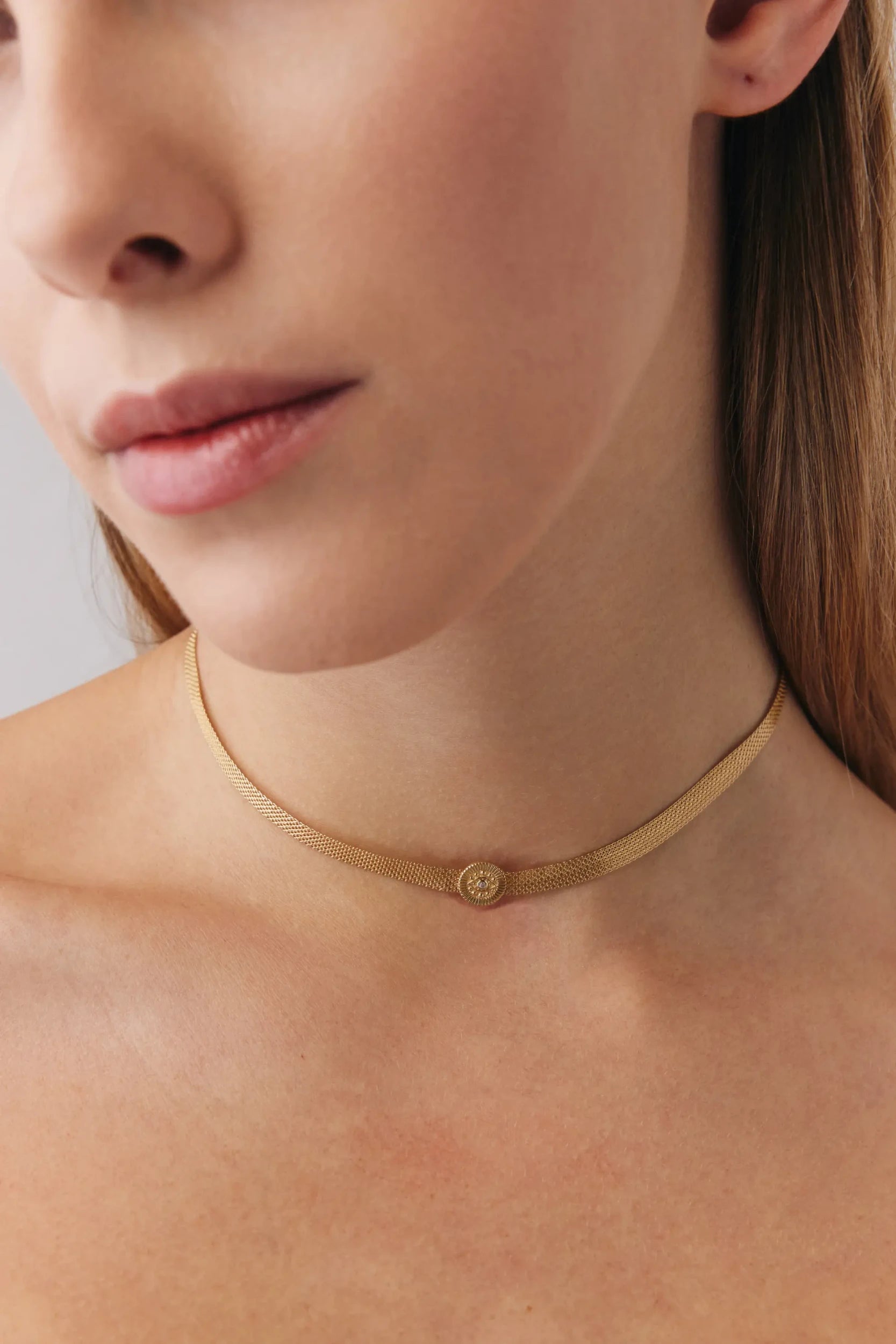 Göz Figür Choker