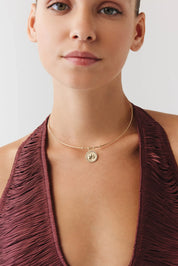 Taşlı Lotus Uç Tel Choker