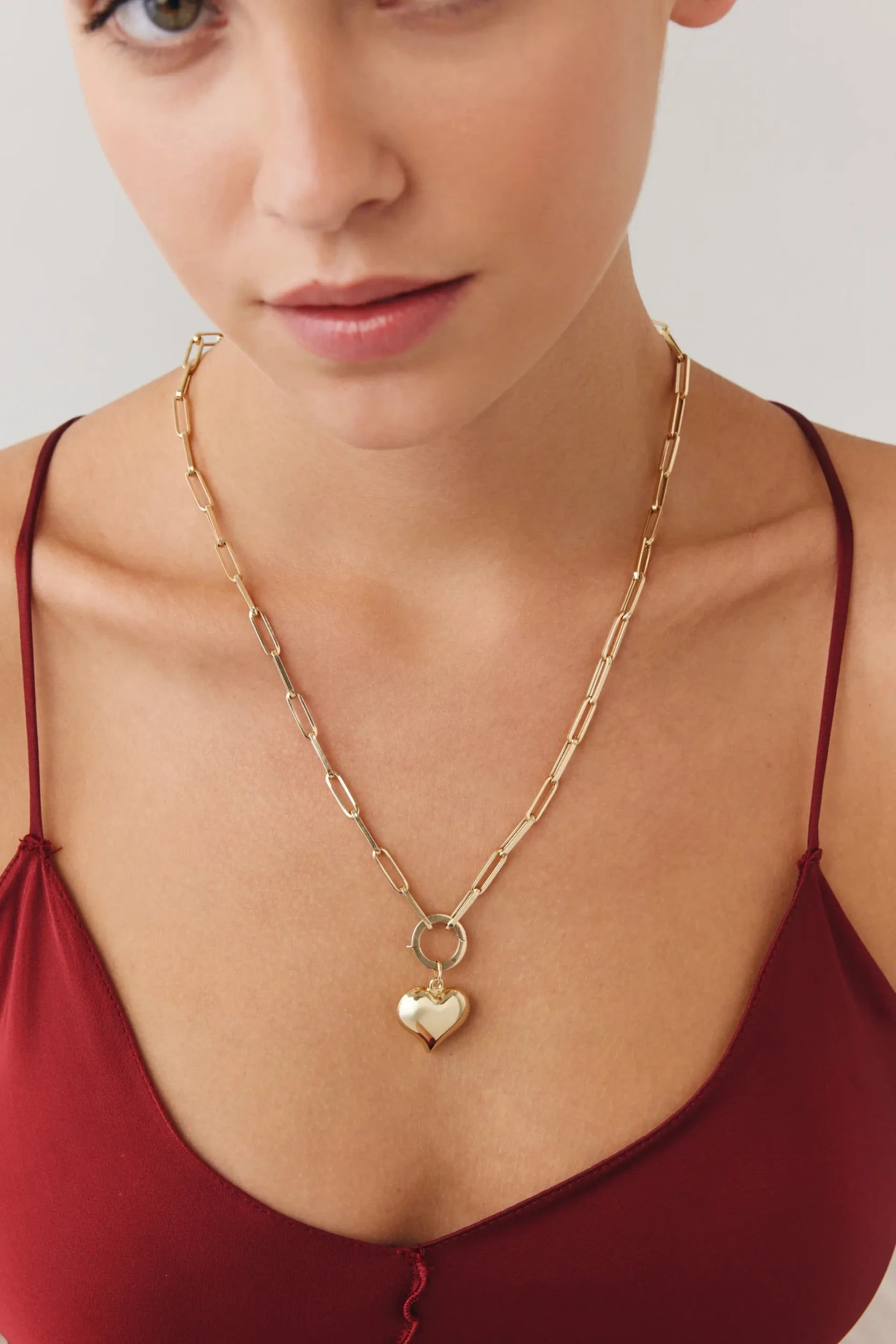 Bomb Kalp Charm Kolye