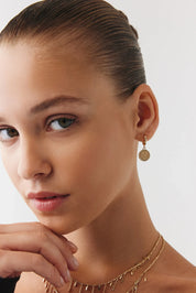 Vintage Başak Damga Küpe