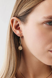 Başak Damga Halka Küpe