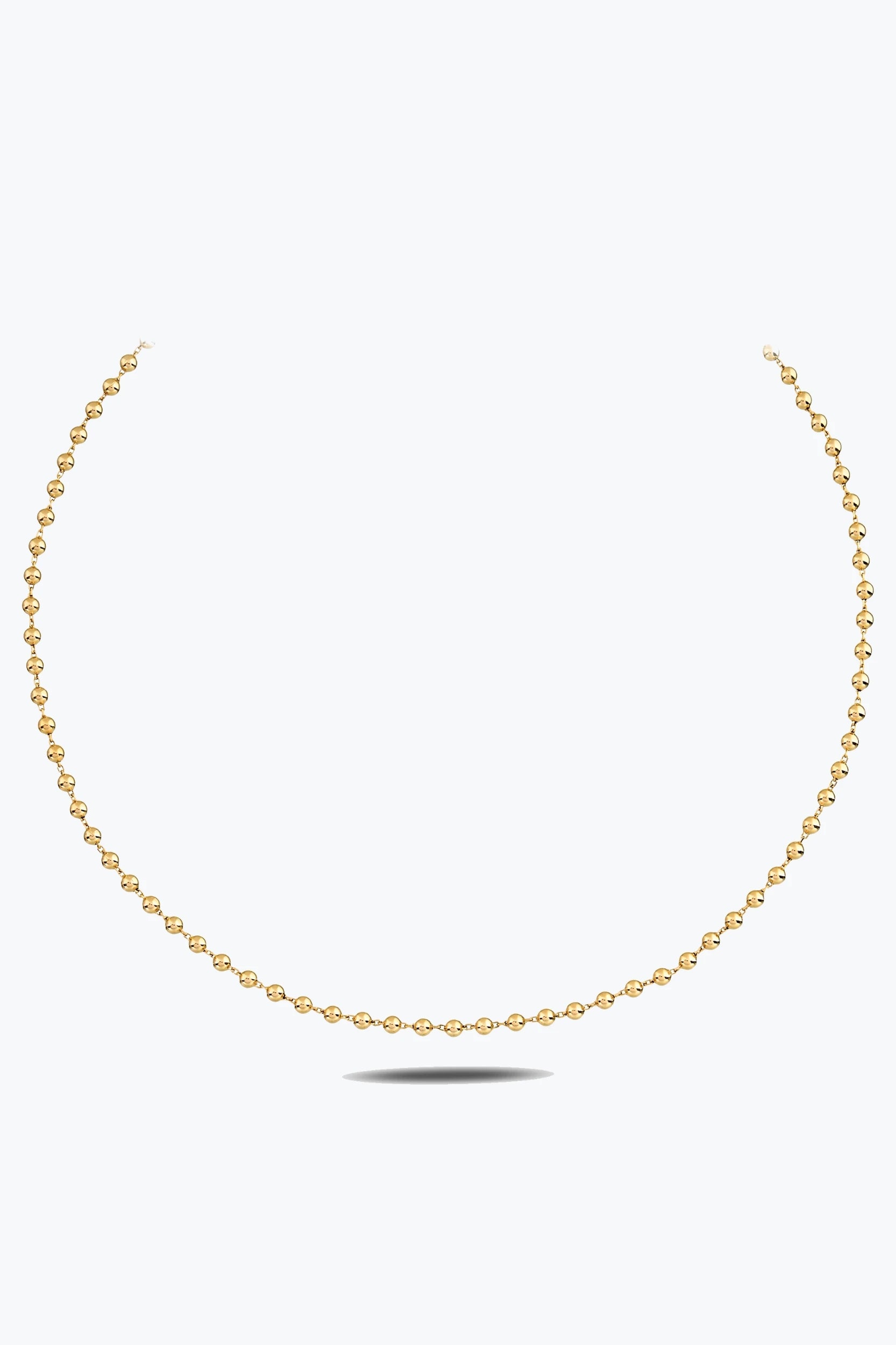 Top Zincir Sade Kolye