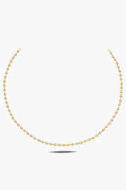 Top Zincir Sade Kolye