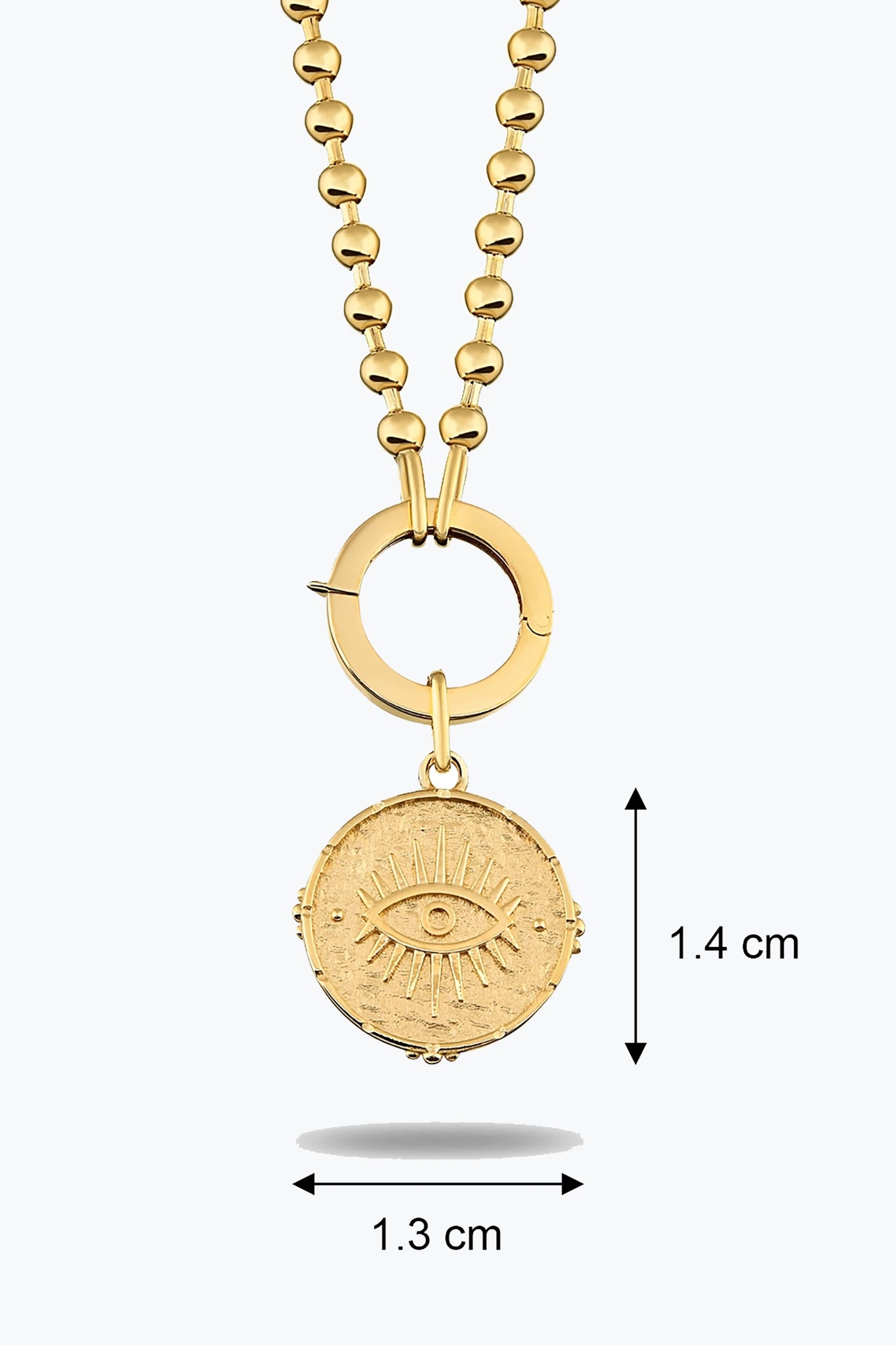 Göz Damga Charm Kolye