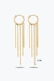 Tasarım Beş Zincir Küpe