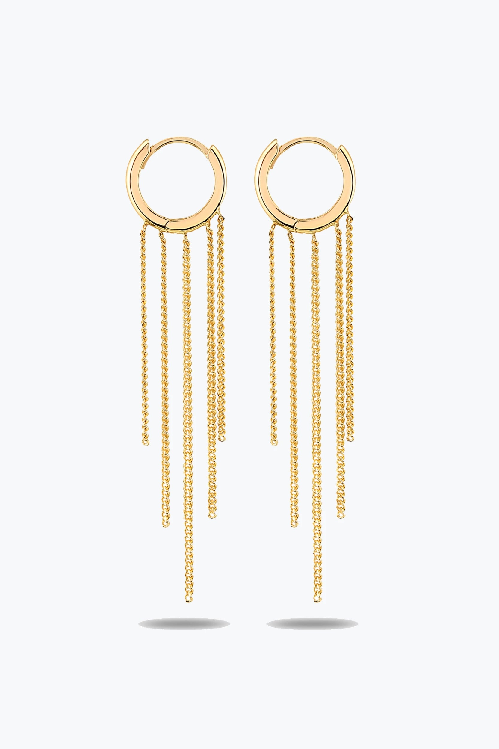 Tasarım Beş Zincir Küpe