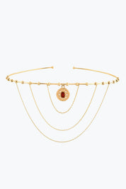 Madalyon Uç Modern Gotik Choker