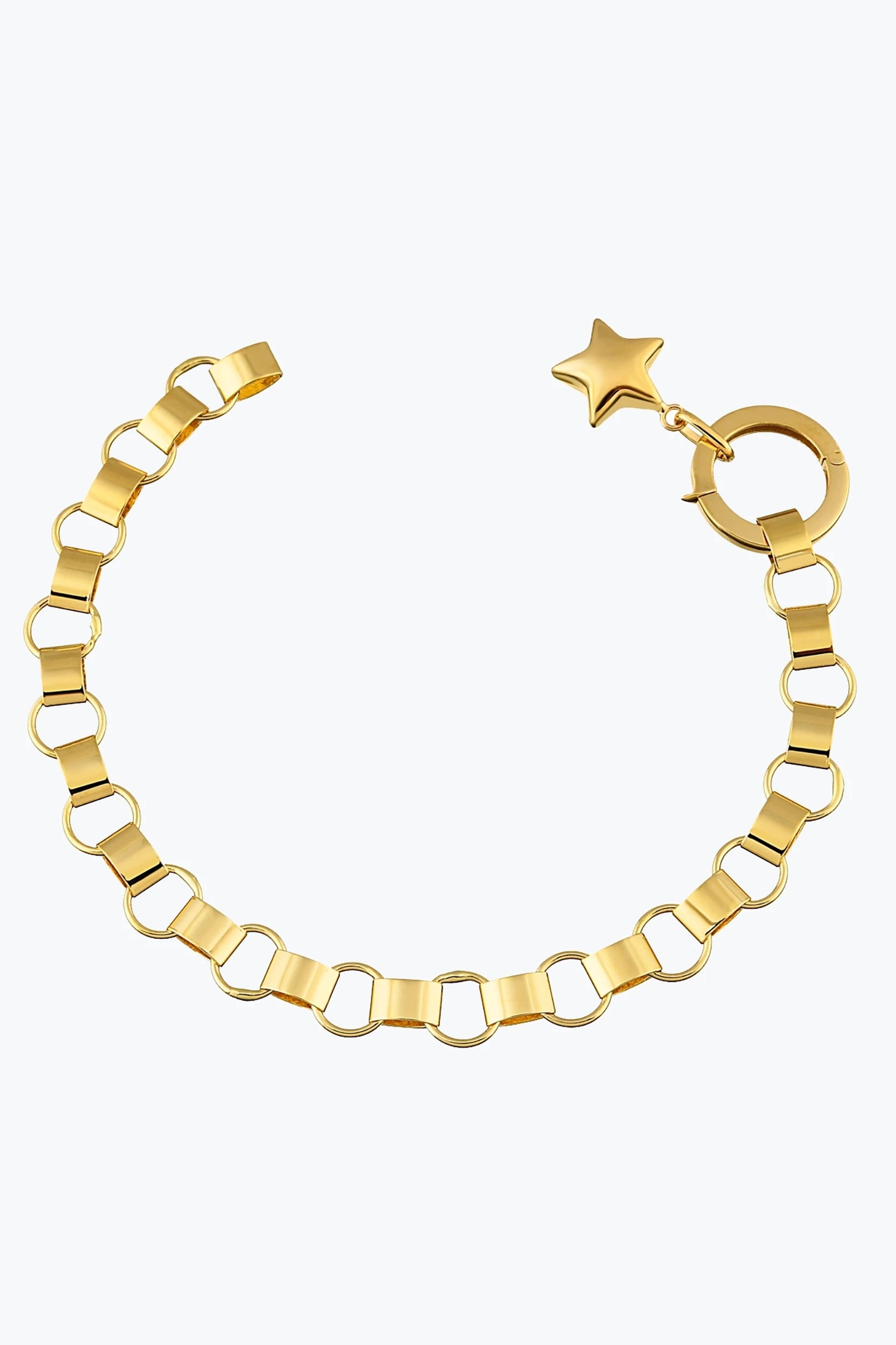 Rolex Zincir Yıldız Charm Bileklik