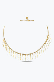 Ezme Zincir Detaylı Shakira Kolye