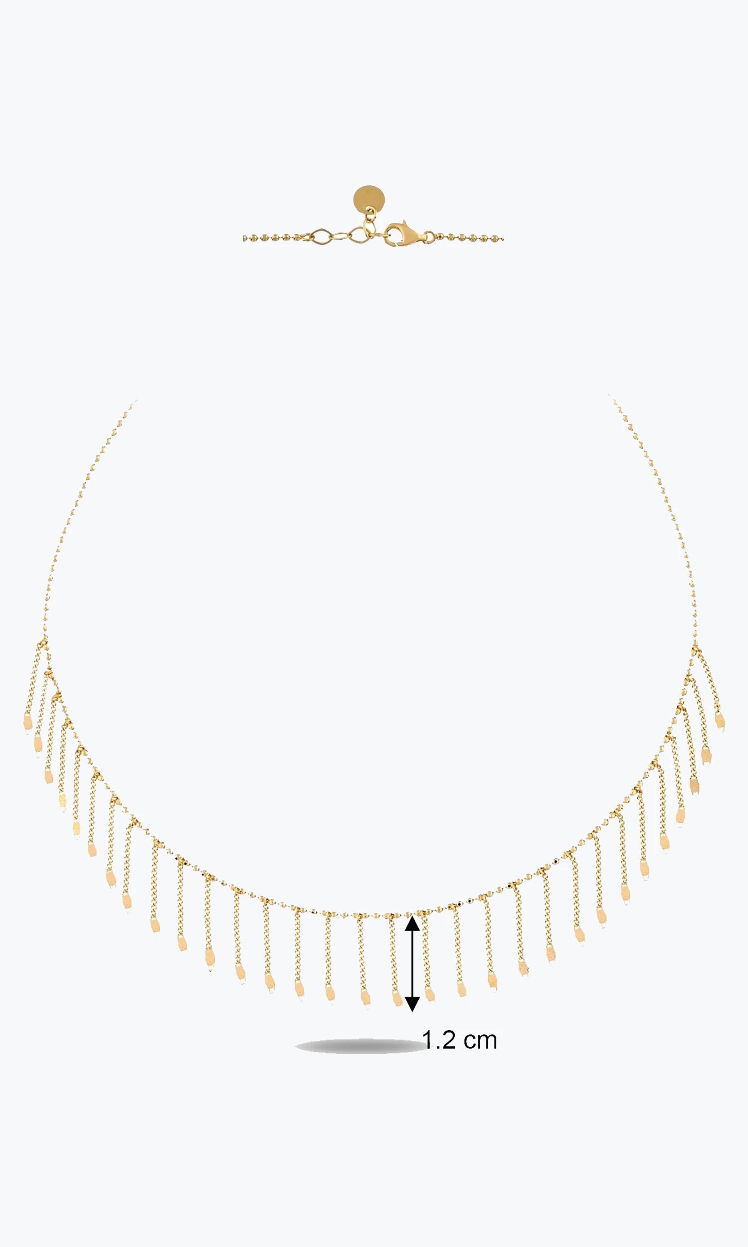 Mini Gurmet Zincir Detaylı Şaheser Kolye