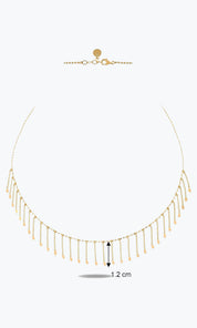 Mini Gurmet Zincir Detaylı Şaheser Kolye