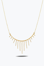 Özel Tasarım Mini Top Zincir-Tel  Detay Kolye