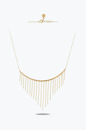 Özel Tasarım Forse Zincir Detay Tel Kolye