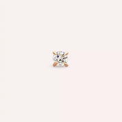 0.06 CT Pırlanta Rose Altın Tektaş Piercing