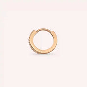 0.08 CT Pırlanta Taşlı Rose Altın Conch Piercing