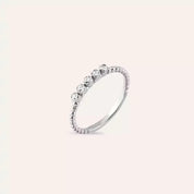 0.17 CT Pırlanta Taşlı Beyaz Altın Yüzük