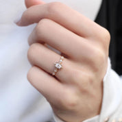 0.35 CT Vintage Aria Tasarım Pırlanta Yüzük