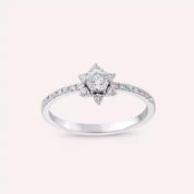 0.40 CT Pırlanta Taşlı Beyaz Altın Yüzük