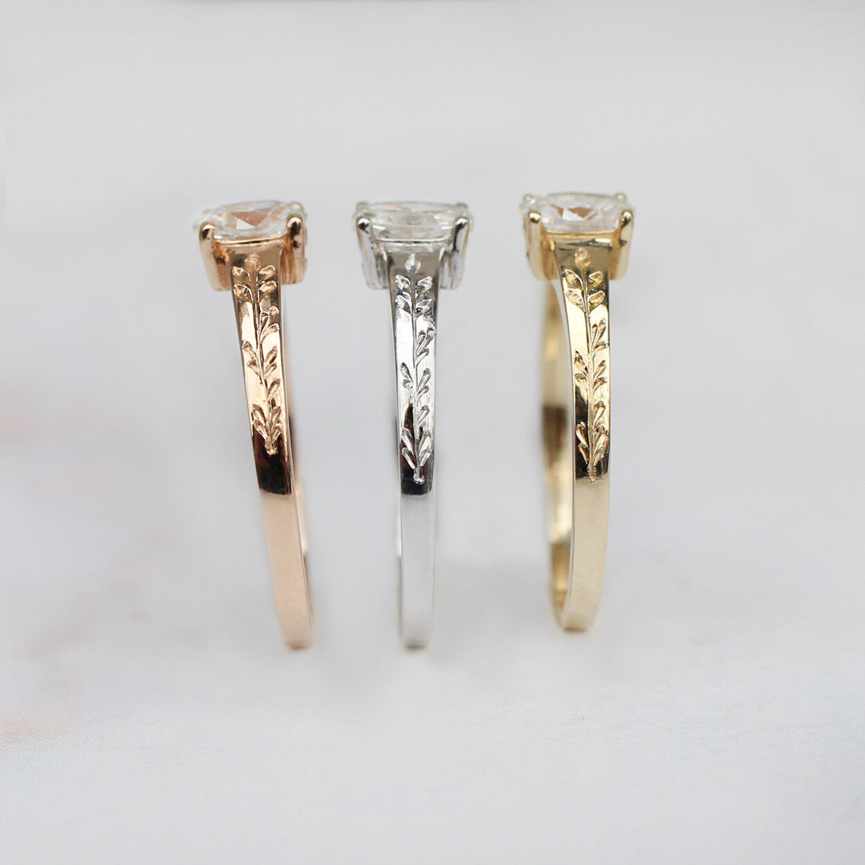 0.40 CT Vintage Kate Tasarım Pırlanta Yüzük