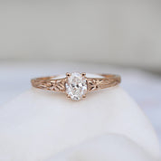 0.40 CT Vintage Yasmin  Tasarım Pırlanta Yüzük