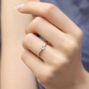 0.40 Karat Özel Tasarım Kalp Pırlanta Yüzük