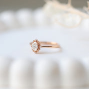 0.42 CT Vintage Emma Tasarım Pırlanta Yüzük