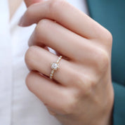 0.42 CT Vintage Mila Özel Tasarım Pırlanta Yüzük