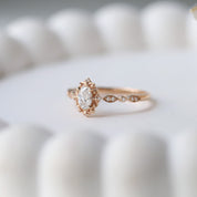 0.40 CT Vintage Emma Pırlanta Yüzük