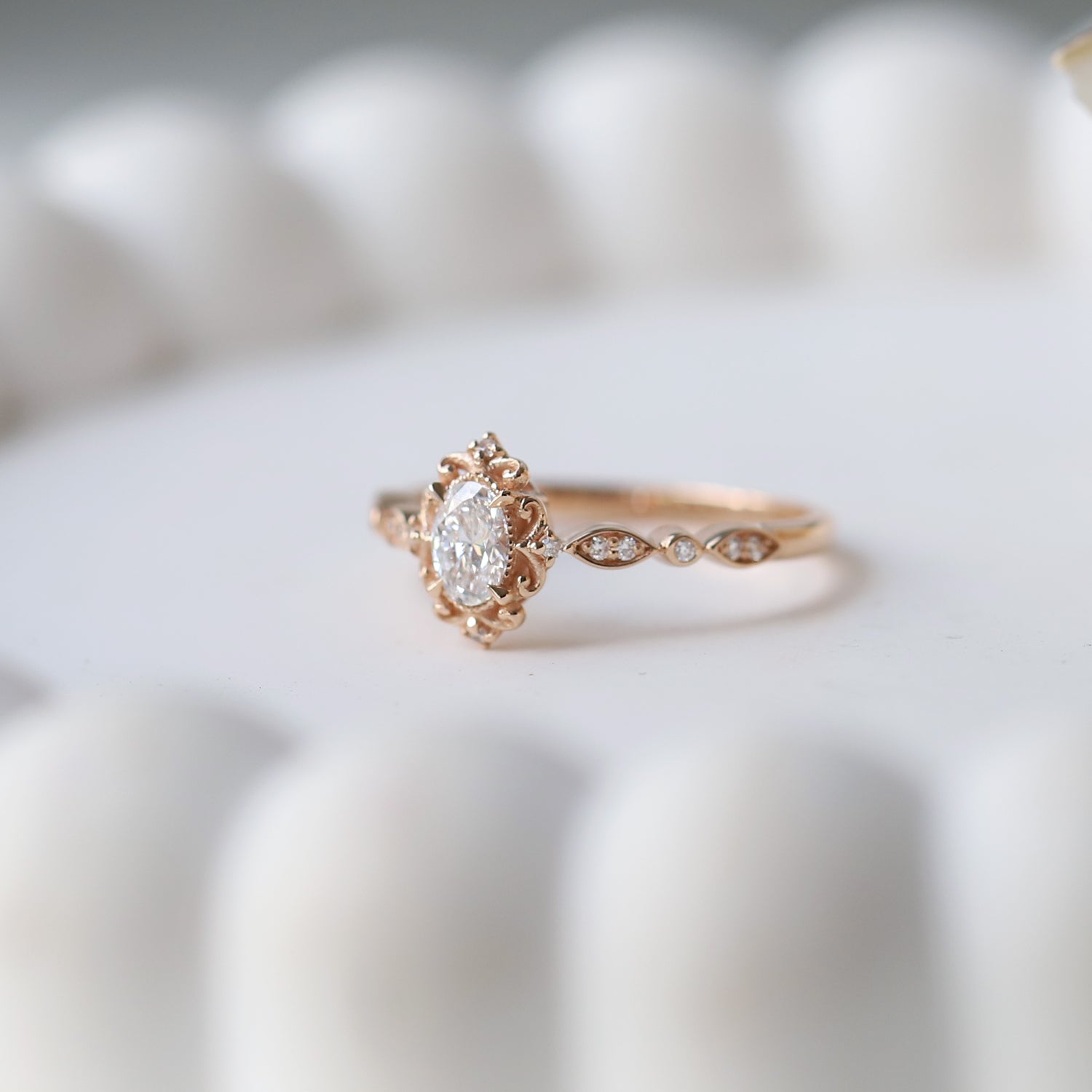 0.40 CT Vintage Emma Pırlanta Yüzük