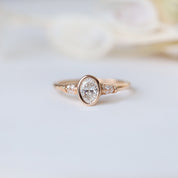 0.45 CT D VS2 GIA Sertifikalı Vintage Helen Pırlanta Yüzük