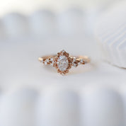 0.45 CT Vintage Emma Asimetri Pırlanta Yüzük