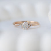 0.45 CT Vintage Tasarım Mina Pırlanta Yüzük