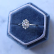 0.50 CT Vintage Lina Tasarım Pırlanta Yüzük